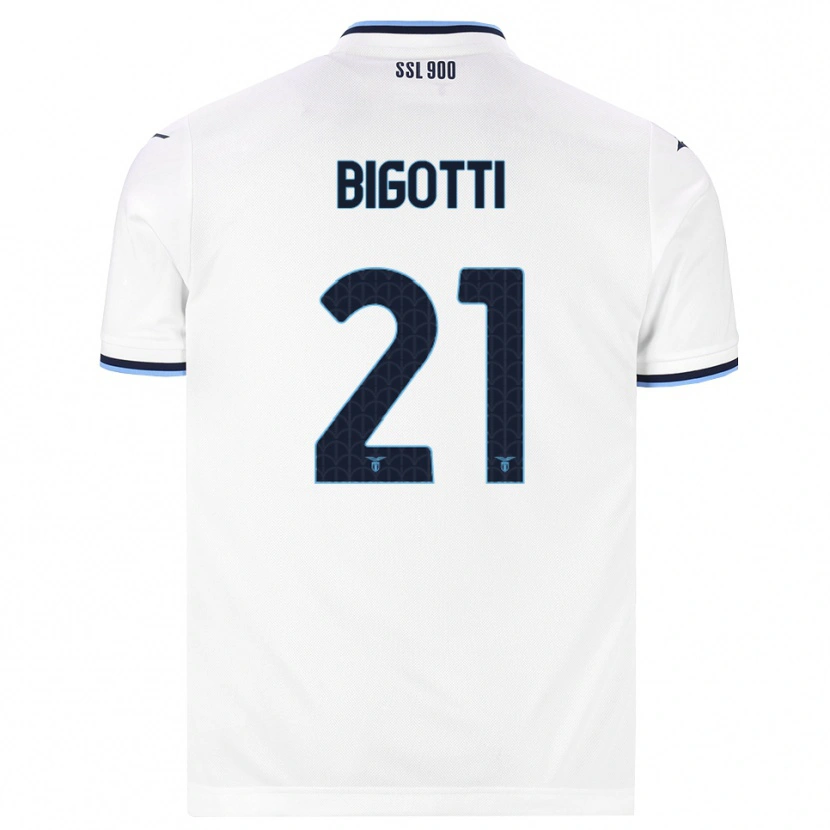 Danxen Damen Massimo Bigotti #21 Weiß Dunkelblau Auswärtstrikot Trikot 2026/27 T-Shirt Schweiz
