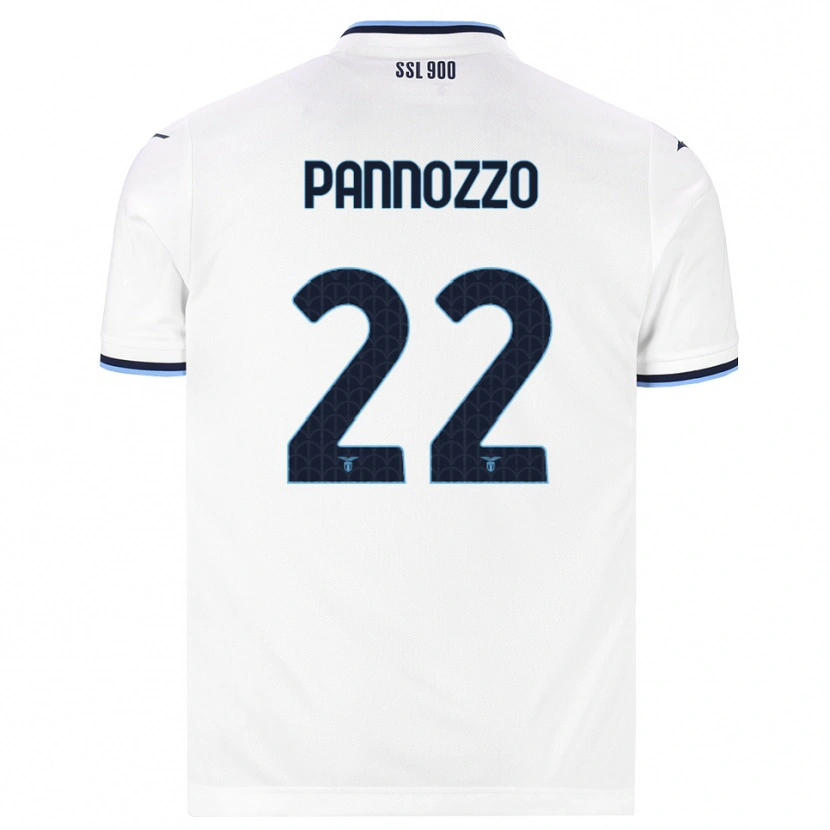 Danxen Damen Nicolò Pannozzo #22 Weiß Dunkelblau Auswärtstrikot Trikot 2026/27 T-Shirt Schweiz
