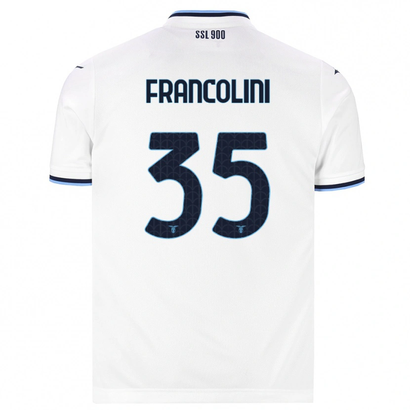 Danxen Damen Alice Francolini #35 Weiß Dunkelblau Auswärtstrikot Trikot 2026/27 T-Shirt Schweiz