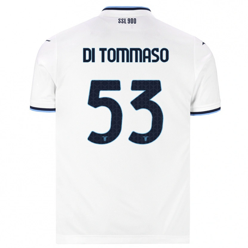 Danxen Damen Leonardo Di Tommaso #53 Weiß Dunkelblau Auswärtstrikot Trikot 2026/27 T-Shirt Schweiz