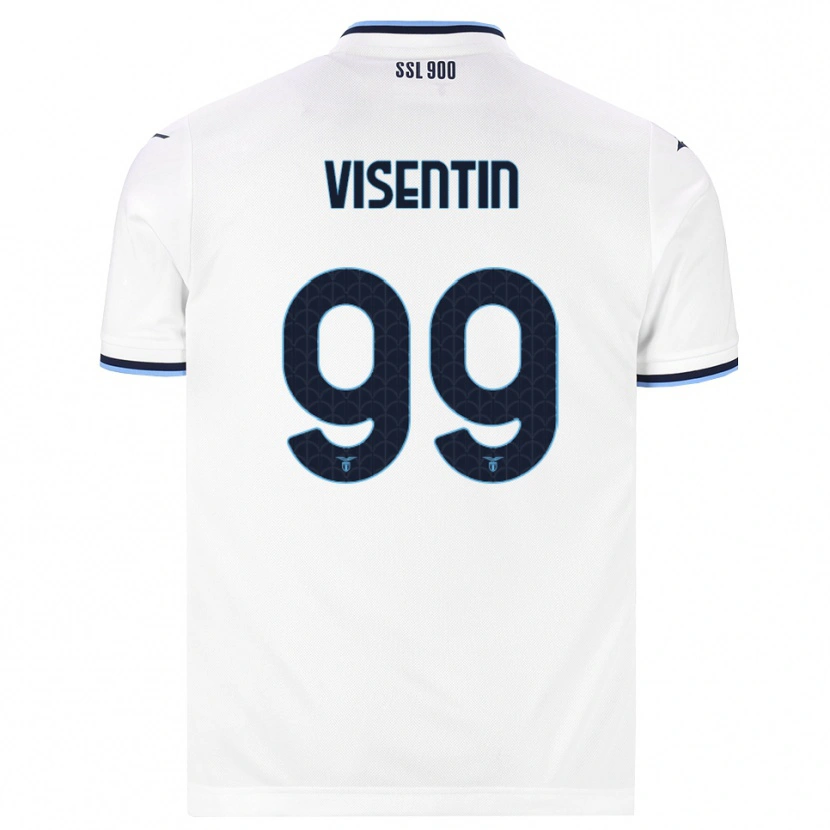 Danxen Damen Noemi Visentin #99 Weiß Dunkelblau Auswärtstrikot Trikot 2026/27 T-Shirt Schweiz