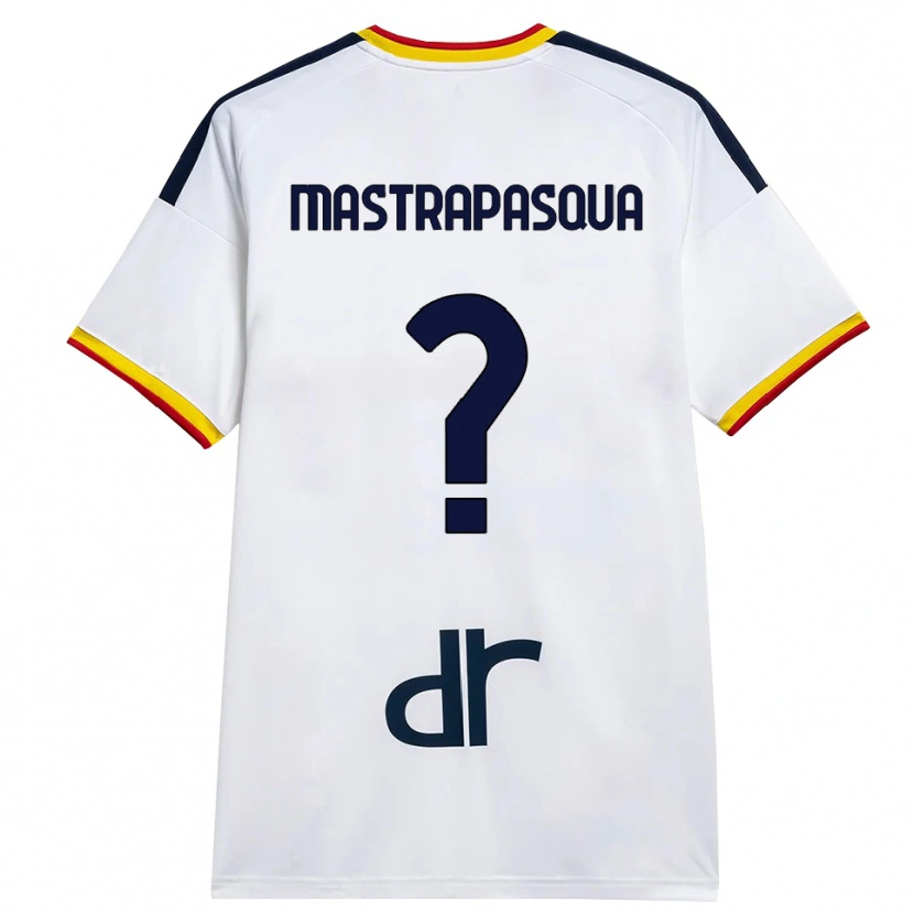 Danxen Damen Tommaso Mastrapasqua #0 Weiß Gelb Rot Auswärtstrikot Trikot 2026/27 T-Shirt Schweiz