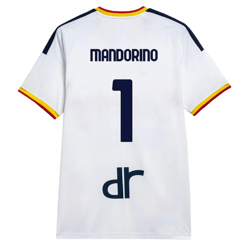 Danxen Damen Matteo Mandorino #1 Weiß Gelb Rot Auswärtstrikot Trikot 2026/27 T-Shirt Schweiz