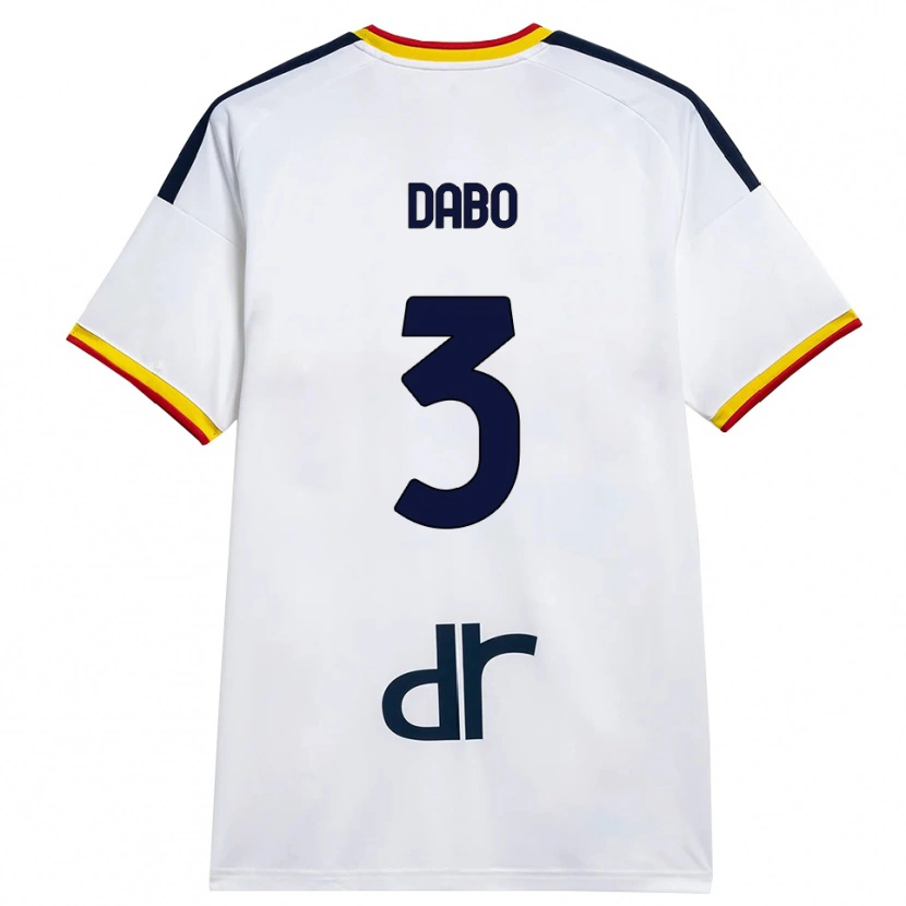 Danxen Damen Ismael Dabo #3 Weiß Gelb Rot Auswärtstrikot Trikot 2026/27 T-Shirt Schweiz