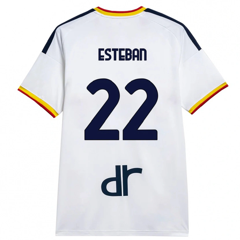 Danxen Damen Paco Esteban #22 Weiß Gelb Rot Auswärtstrikot Trikot 2026/27 T-Shirt Schweiz