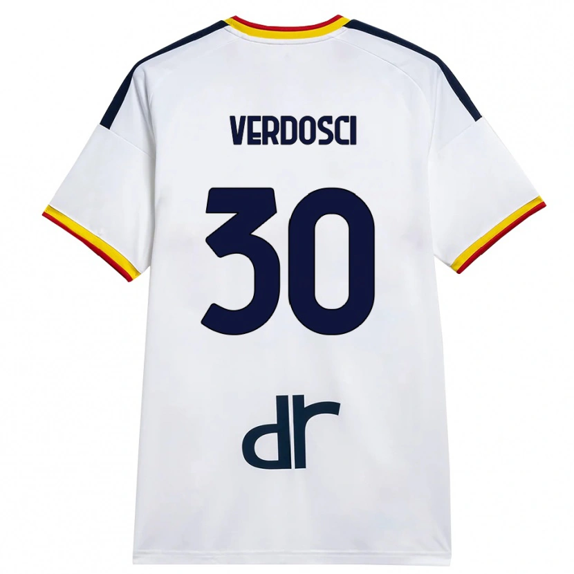 Danxen Damen Simone Verdosci #30 Weiß Gelb Rot Auswärtstrikot Trikot 2026/27 T-Shirt Schweiz