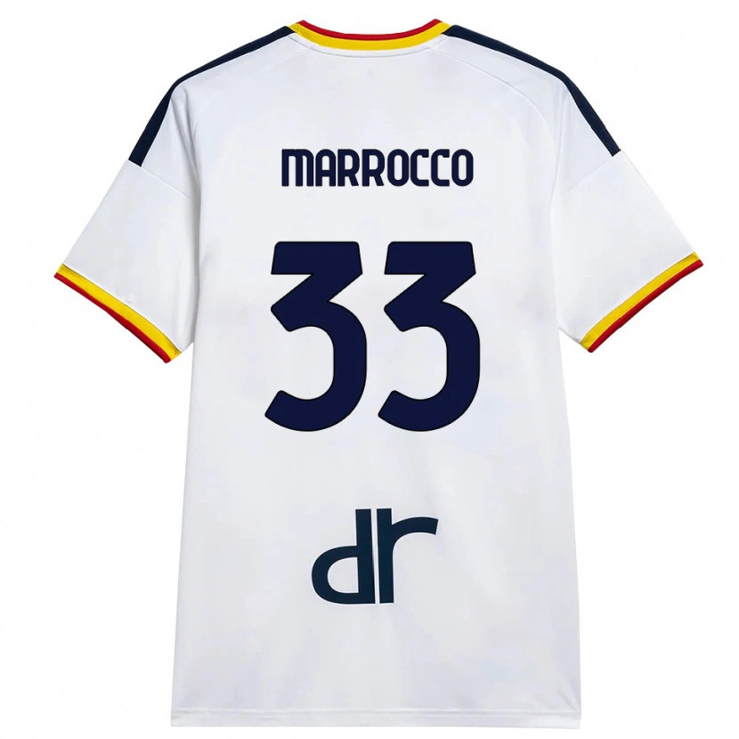 Danxen Damen Iacopo Marrocco #33 Weiß Gelb Rot Auswärtstrikot Trikot 2026/27 T-Shirt Schweiz