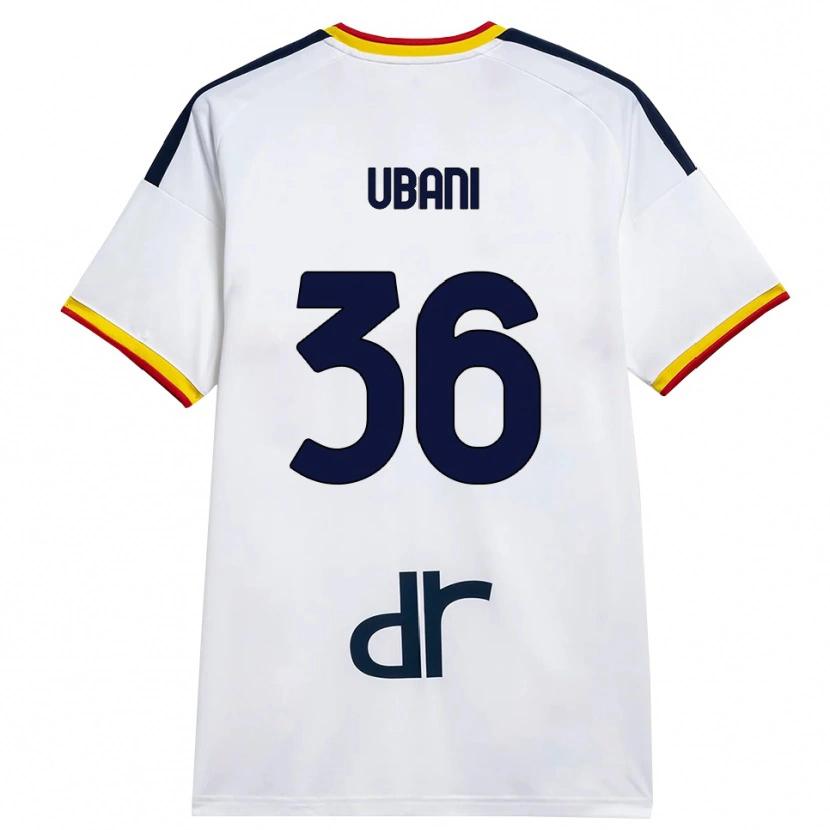 Danxen Damen Marlon Ubani #36 Weiß Gelb Rot Auswärtstrikot Trikot 2026/27 T-Shirt Schweiz