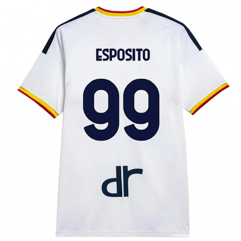 Danxen Damen Pasquale Esposito #99 Weiß Gelb Rot Auswärtstrikot Trikot 2026/27 T-Shirt Schweiz