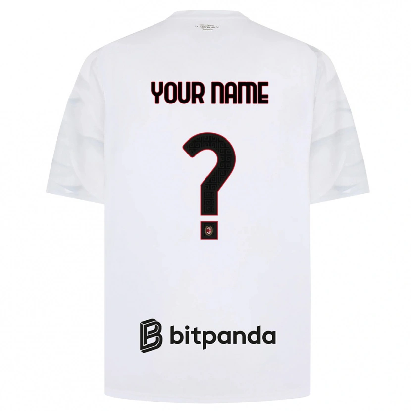 Danxen Damen Ihren Namen #0 Weiß Rot Schwarz Auswärtstrikot Trikot 2026/27 T-Shirt Schweiz
