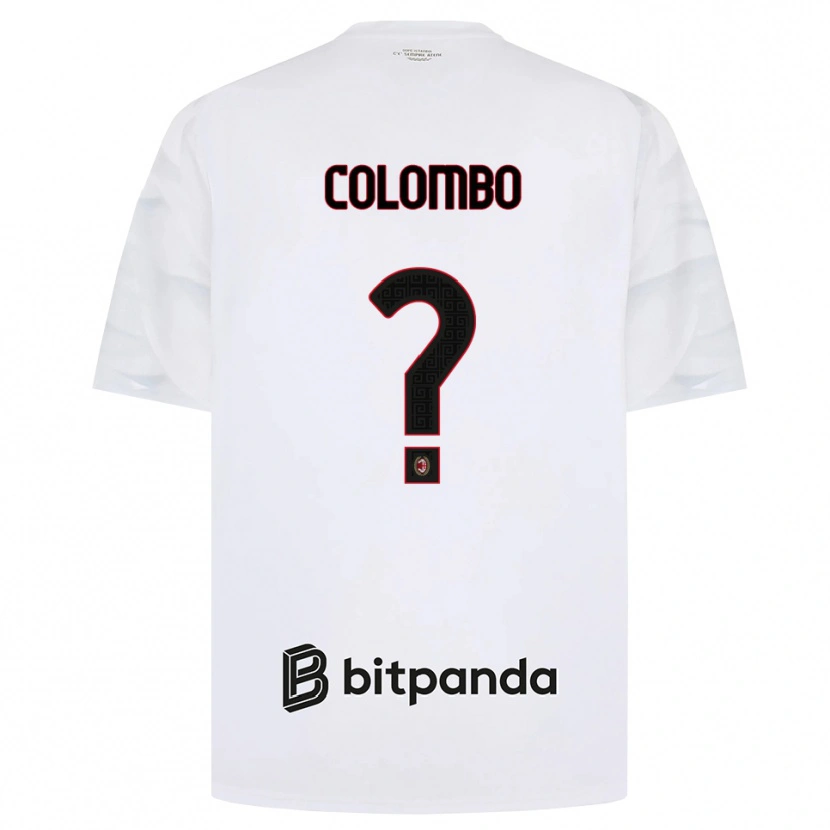 Danxen Damen Tommaso Colombo #0 Weiß Rot Schwarz Auswärtstrikot Trikot 2026/27 T-Shirt Schweiz
