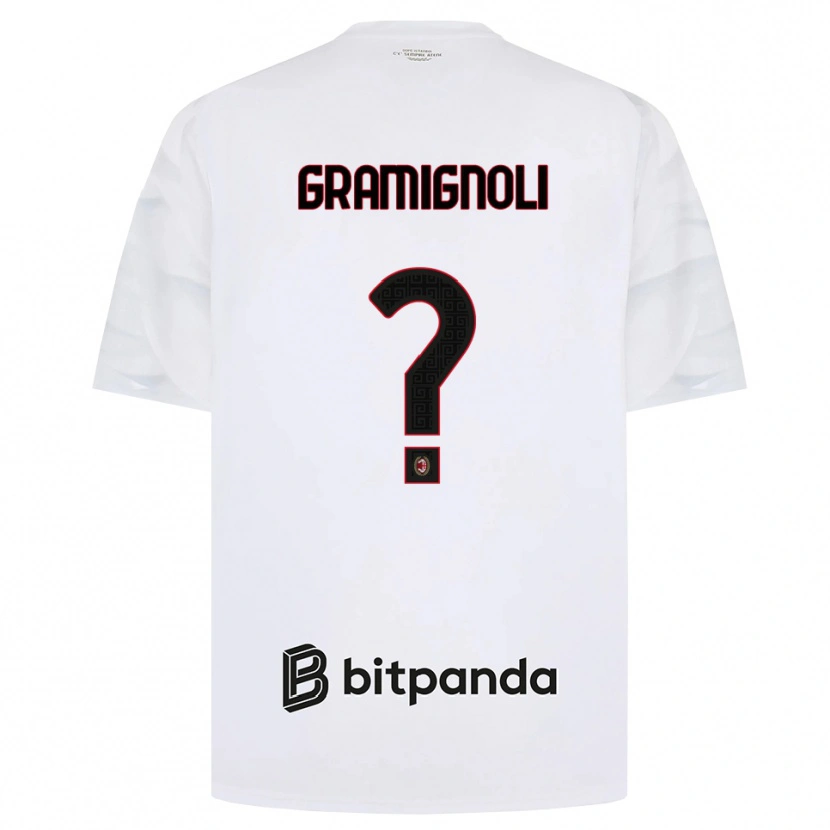 Danxen Damen Luca Gramignoli #0 Weiß Rot Schwarz Auswärtstrikot Trikot 2026/27 T-Shirt Schweiz