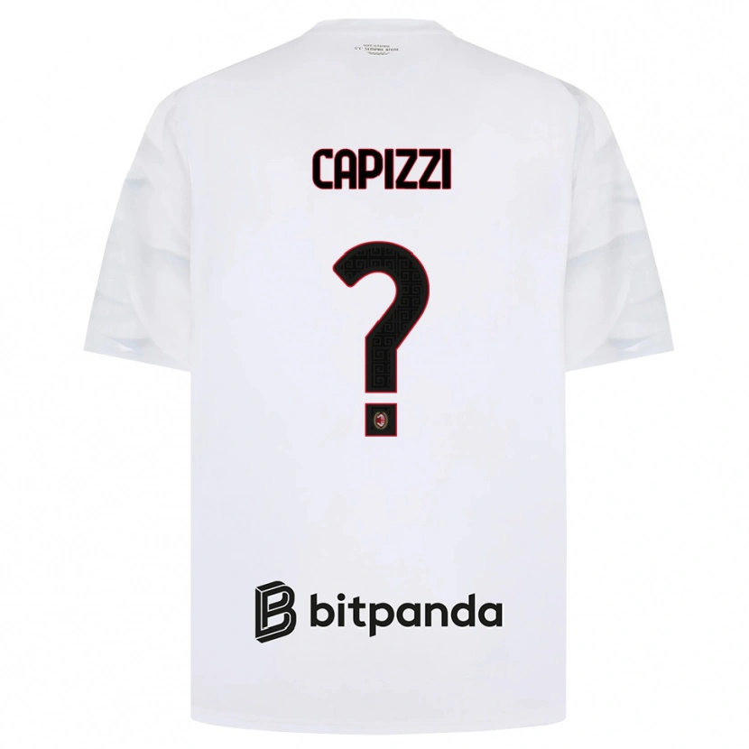 Danxen Damen Edoardo Capizzi #0 Weiß Rot Schwarz Auswärtstrikot Trikot 2026/27 T-Shirt Schweiz