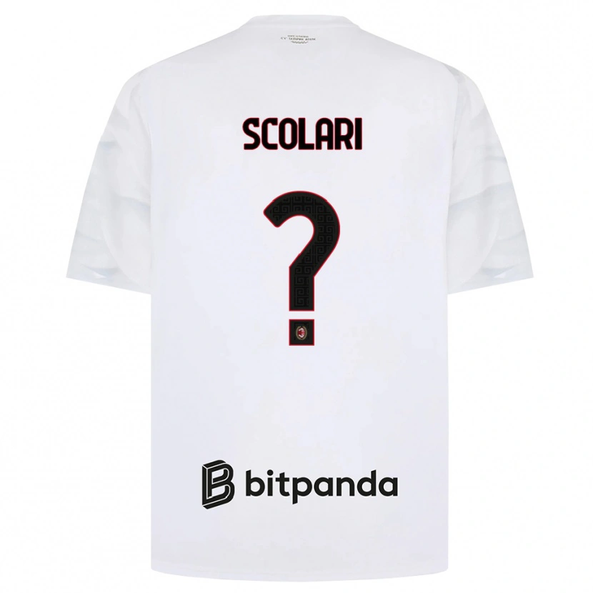 Danxen Damen Davide Scolari #0 Weiß Rot Schwarz Auswärtstrikot Trikot 2026/27 T-Shirt Schweiz