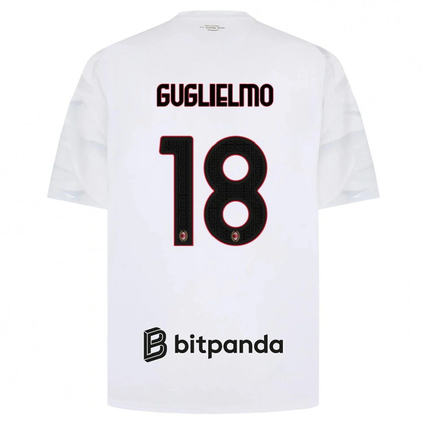 Danxen Damen Tommaso Guglielmo #18 Weiß Rot Schwarz Auswärtstrikot Trikot 2026/27 T-Shirt Schweiz