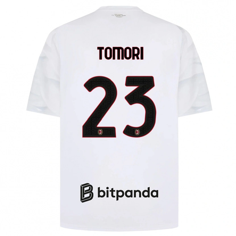 Danxen Damen Fikayo Tomori #23 Weiß Rot Schwarz Auswärtstrikot Trikot 2026/27 T-Shirt Schweiz