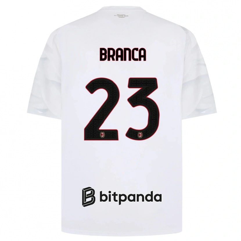 Danxen Damen Simone Branca #23 Weiß Rot Schwarz Auswärtstrikot Trikot 2026/27 T-Shirt Schweiz