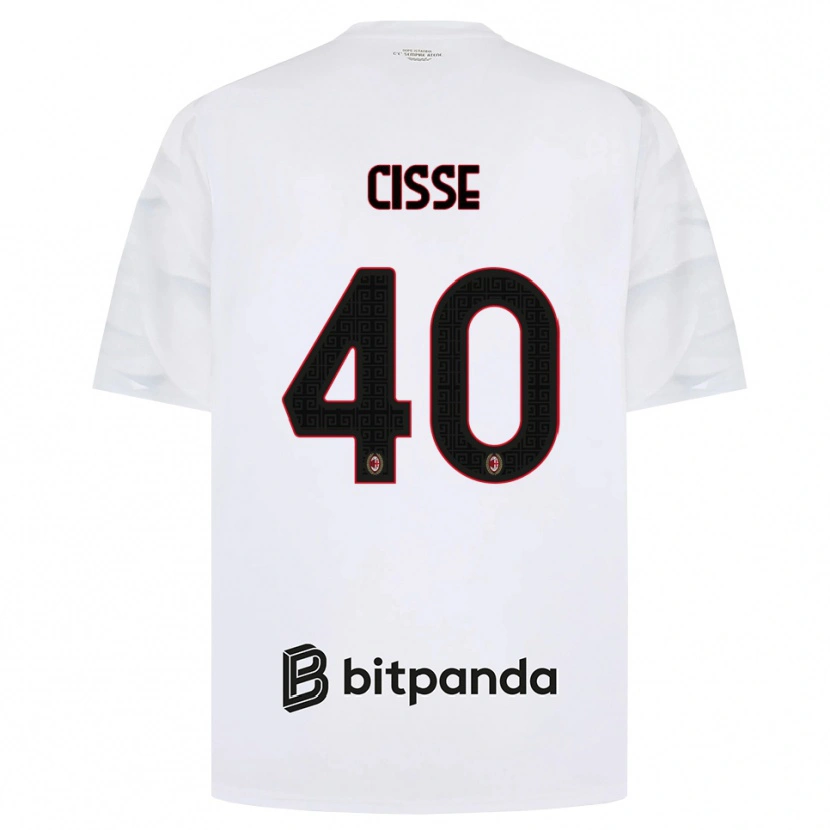 Danxen Damen El Hadji Malick Cissé #40 Weiß Rot Schwarz Auswärtstrikot Trikot 2026/27 T-Shirt Schweiz