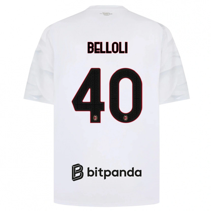Danxen Damen Sofia Belloli #40 Weiß Rot Schwarz Auswärtstrikot Trikot 2026/27 T-Shirt Schweiz