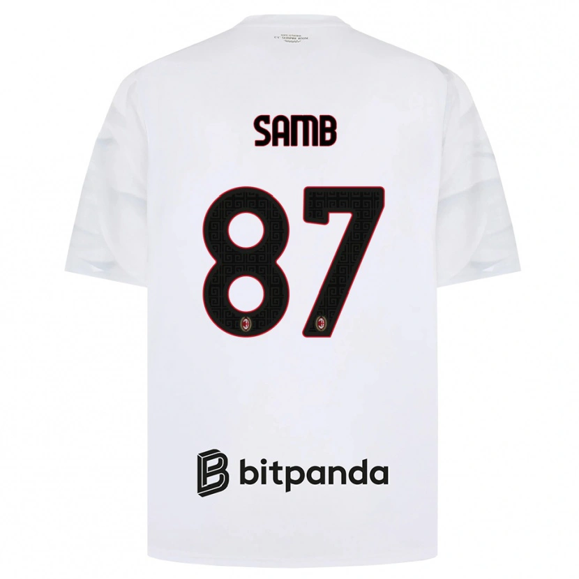 Danxen Damen Ablaye Samb #87 Weiß Rot Schwarz Auswärtstrikot Trikot 2026/27 T-Shirt Schweiz