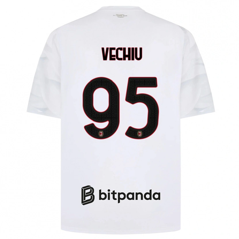 Danxen Damen Christian Vechiu #95 Weiß Rot Schwarz Auswärtstrikot Trikot 2026/27 T-Shirt Schweiz