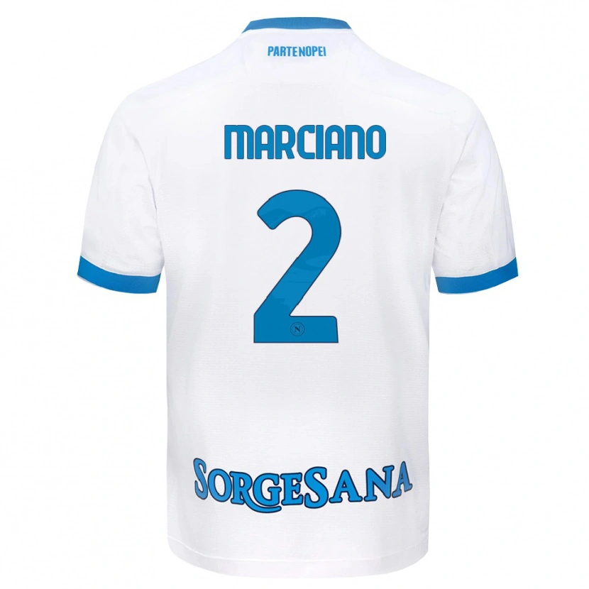 Danxen Damen Giovanni Marciano #2 Weiß Hellblau Auswärtstrikot Trikot 2026/27 T-Shirt Schweiz