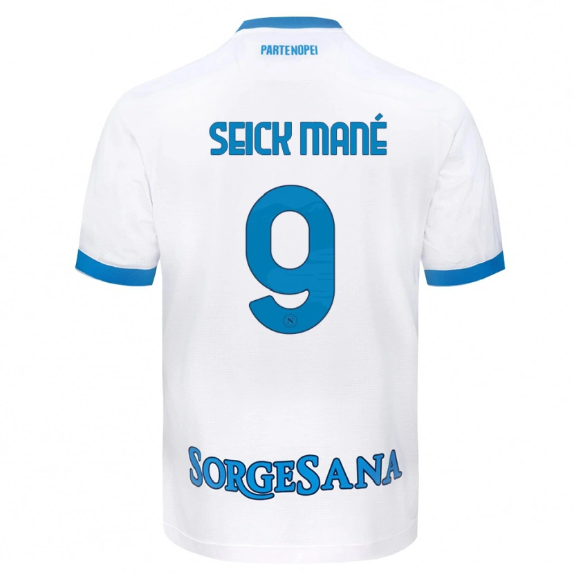 Danxen Damen Mohamed Seick Mané #9 Weiß Hellblau Auswärtstrikot Trikot 2026/27 T-Shirt Schweiz