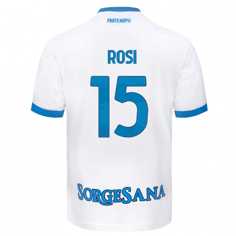 Danxen Damen Pasquale Rosi #15 Weiß Hellblau Auswärtstrikot Trikot 2026/27 T-Shirt Schweiz