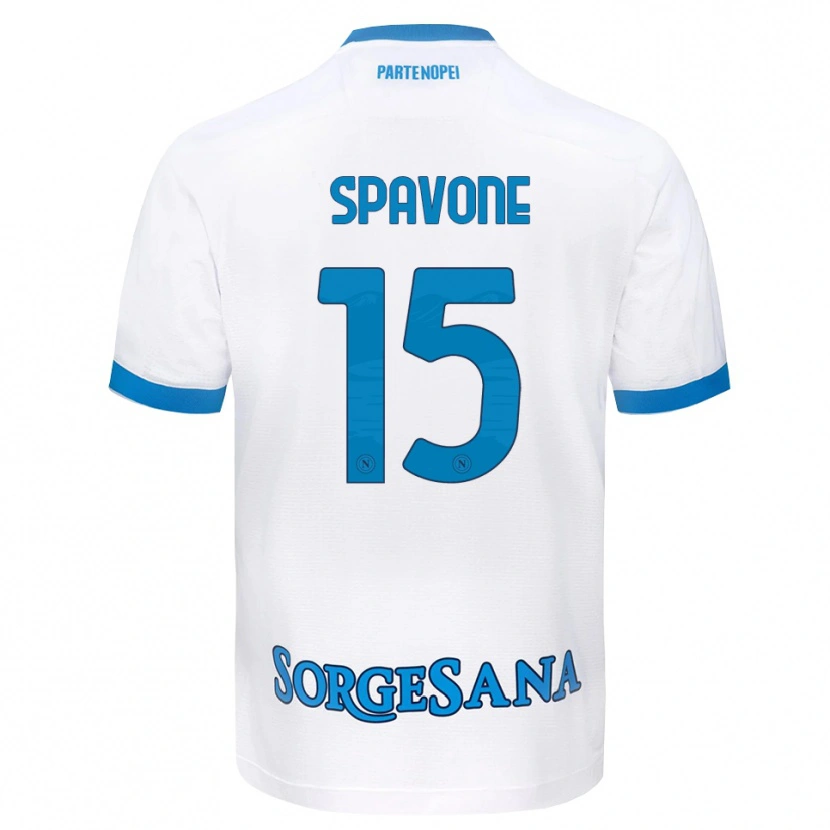 Danxen Damen Alessandro Spavone #15 Weiß Hellblau Auswärtstrikot Trikot 2026/27 T-Shirt Schweiz