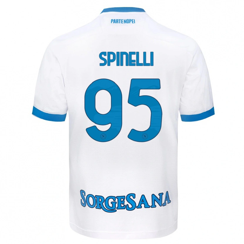Danxen Damen David Spinelli #95 Weiß Hellblau Auswärtstrikot Trikot 2026/27 T-Shirt Schweiz