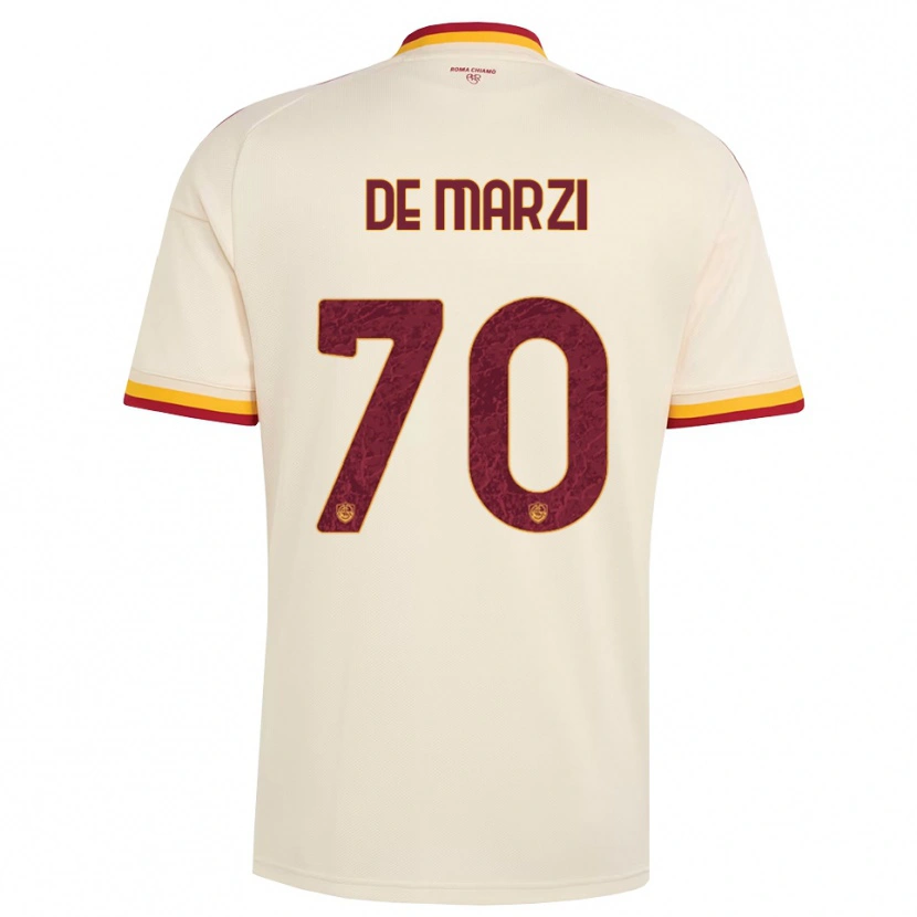 Danxen Damen Giorgio De Marzi #70 Champagner Rot Gelb Auswärtstrikot Trikot 2026/27 T-Shirt Schweiz