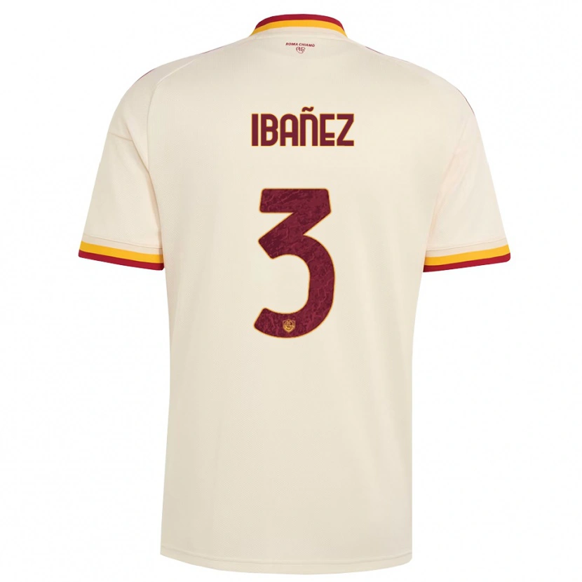 Danxen Damen Roger Ibanez #3 Champagner Rot Gelb Auswärtstrikot Trikot 2026/27 T-Shirt Schweiz