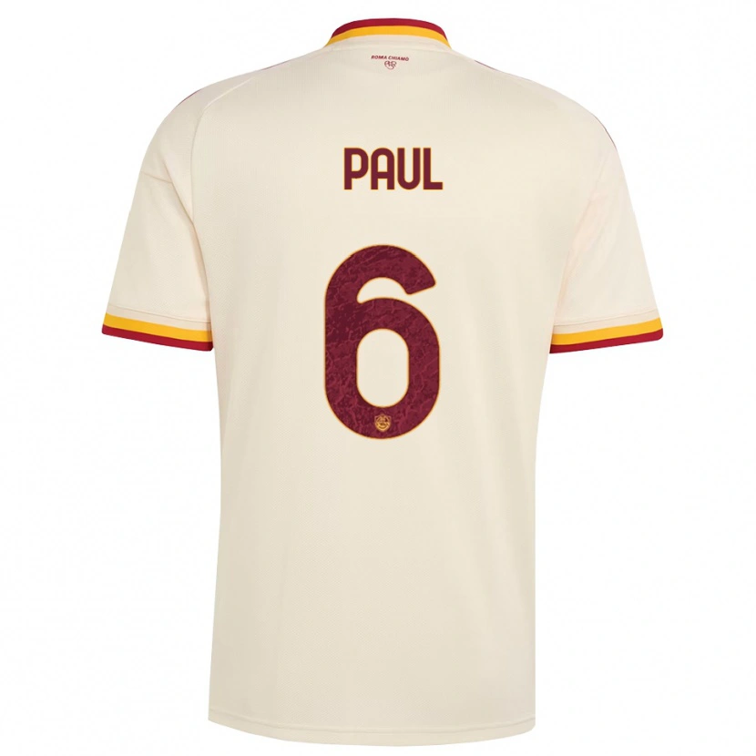 Danxen Damen Daniele Paul #6 Champagner Rot Gelb Auswärtstrikot Trikot 2026/27 T-Shirt Schweiz