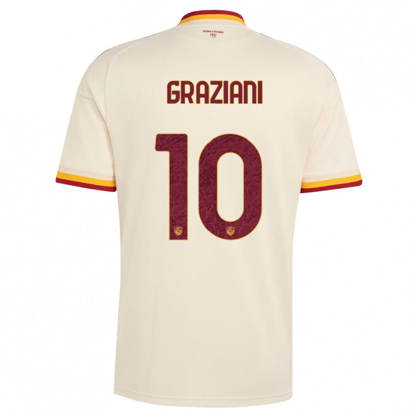 Danxen Damen Leonardo Graziani #10 Champagner Rot Gelb Auswärtstrikot Trikot 2026/27 T-Shirt Schweiz