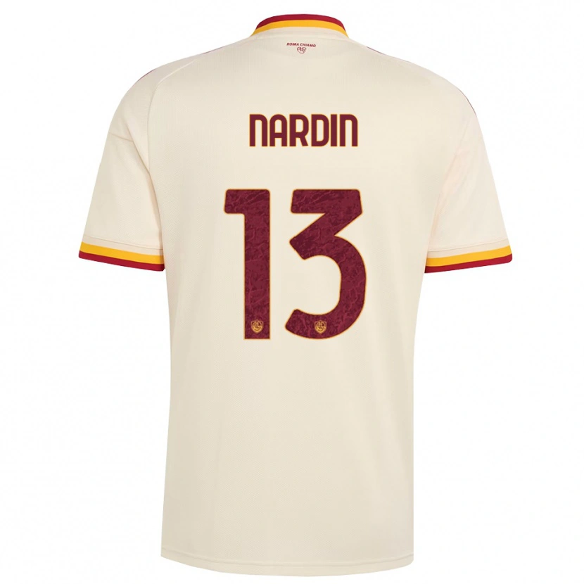 Danxen Damen Federico Nardin #13 Champagner Rot Gelb Auswärtstrikot Trikot 2026/27 T-Shirt Schweiz
