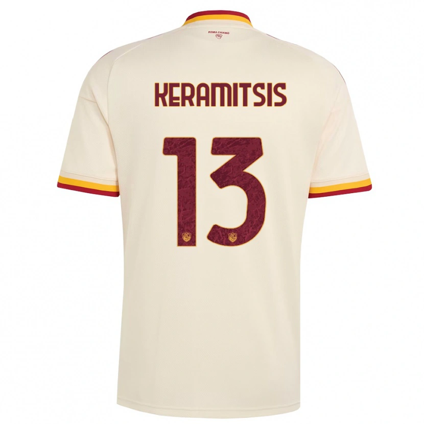 Danxen Damen Dimitrios Keramitsis #13 Champagner Rot Gelb Auswärtstrikot Trikot 2026/27 T-Shirt Schweiz