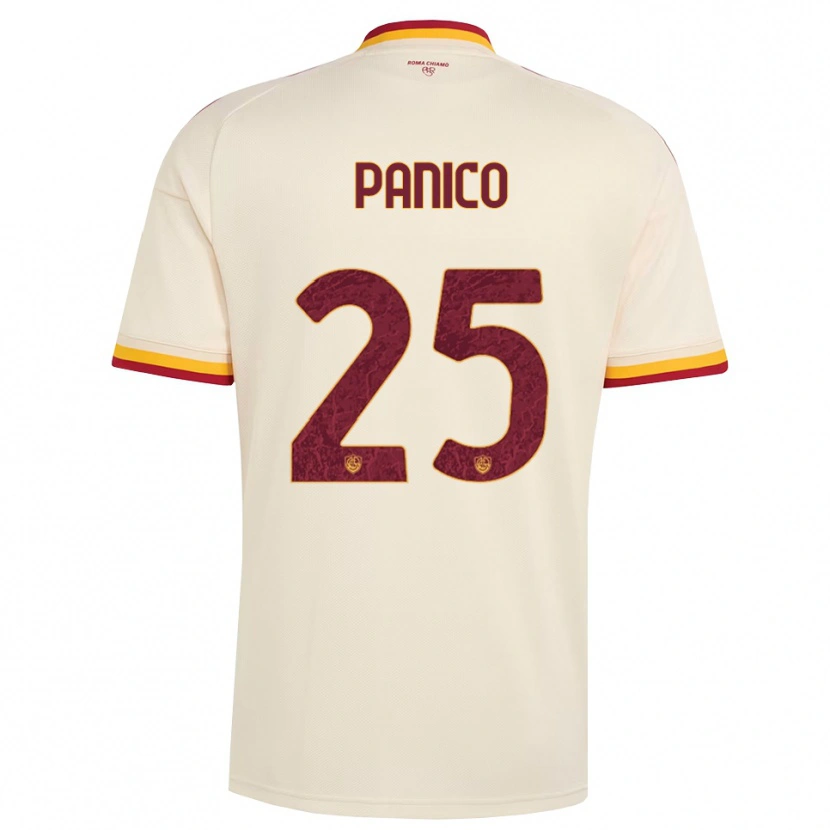 Danxen Damen Francesco Panico #25 Champagner Rot Gelb Auswärtstrikot Trikot 2026/27 T-Shirt Schweiz