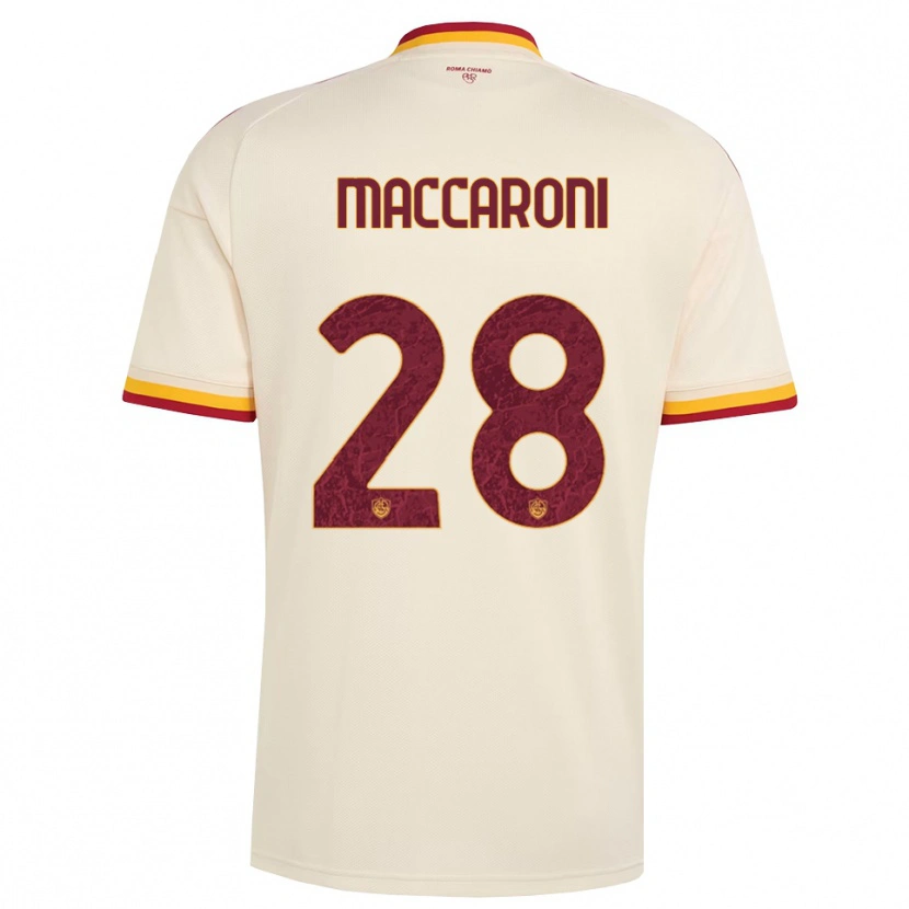 Danxen Damen Valerio Maccaroni #28 Champagner Rot Gelb Auswärtstrikot Trikot 2026/27 T-Shirt Schweiz