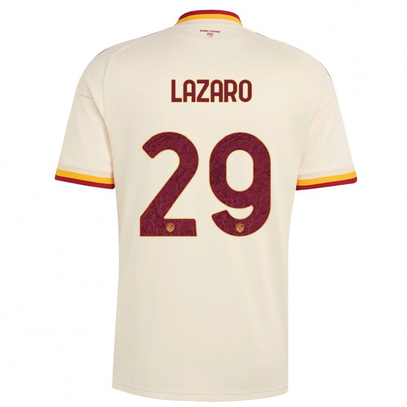 Danxen Damen Paloma Lazaro #29 Champagner Rot Gelb Auswärtstrikot Trikot 2026/27 T-Shirt Schweiz