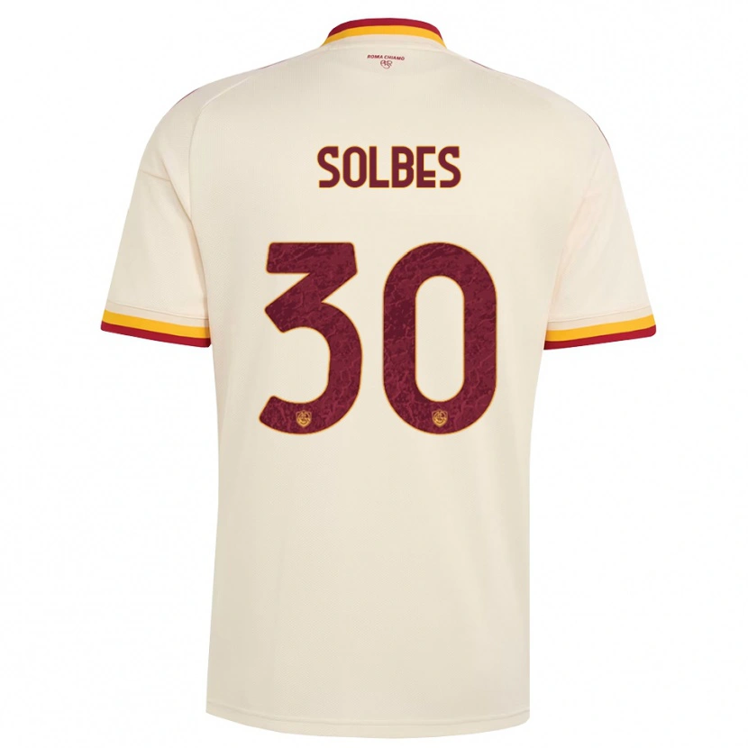 Danxen Damen Ricardo Solbes #30 Champagner Rot Gelb Auswärtstrikot Trikot 2026/27 T-Shirt Schweiz