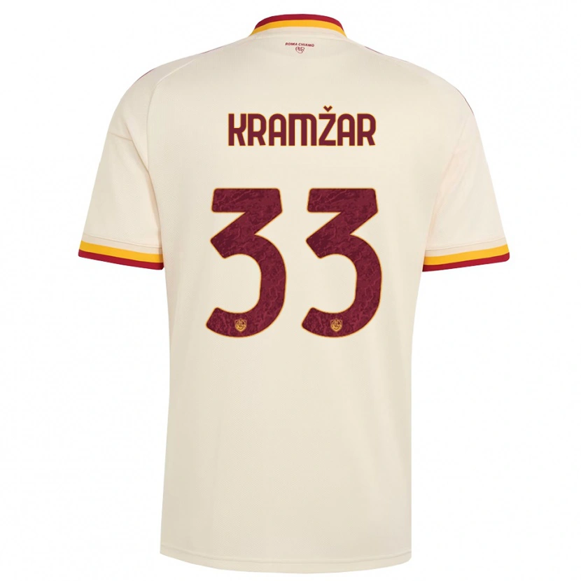 Danxen Damen Zara Kramžar #33 Champagner Rot Gelb Auswärtstrikot Trikot 2026/27 T-Shirt Schweiz