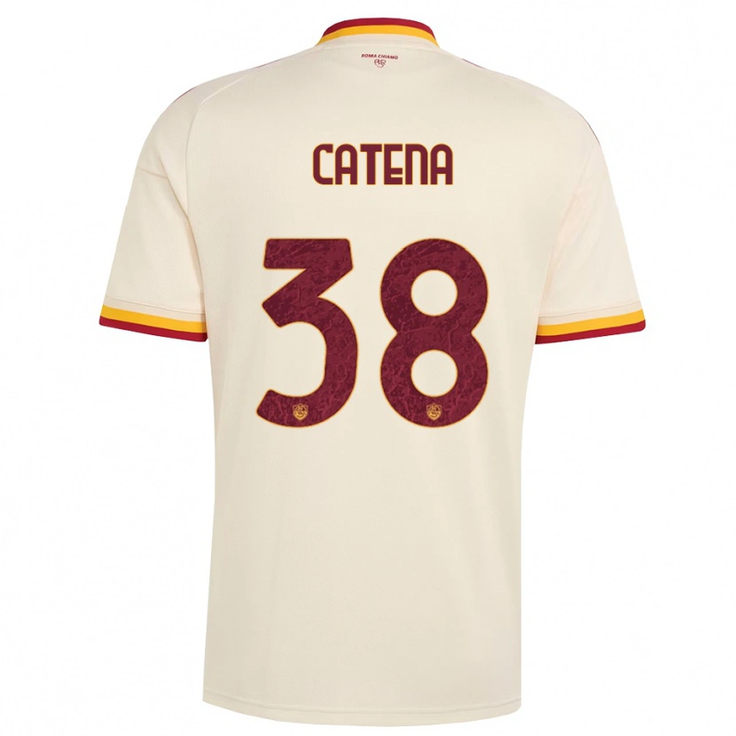 Danxen Damen Giada Catena #38 Champagner Rot Gelb Auswärtstrikot Trikot 2026/27 T-Shirt Schweiz