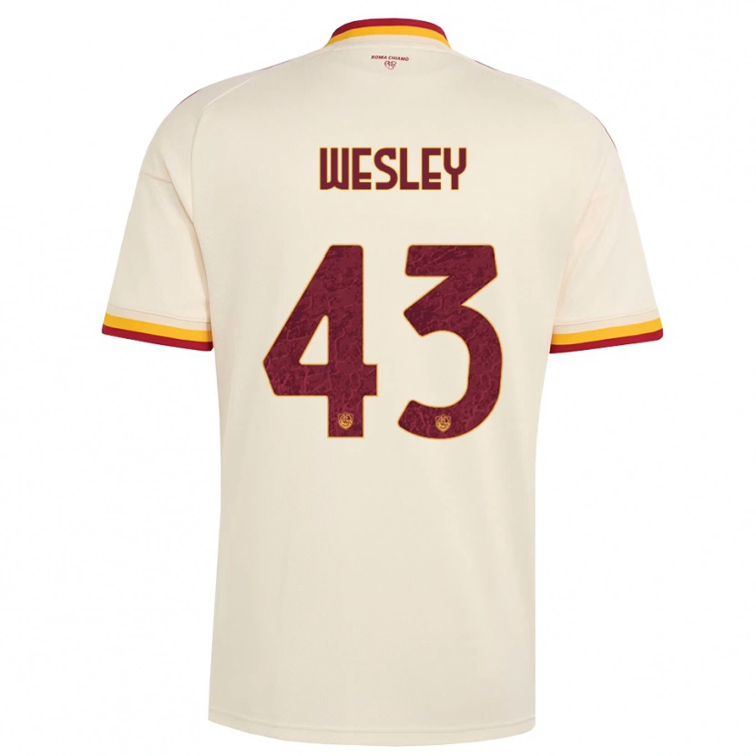Danxen Damen Wesley Vinícius França Lima #43 Champagner Rot Gelb Auswärtstrikot Trikot 2026/27 T-Shirt Schweiz