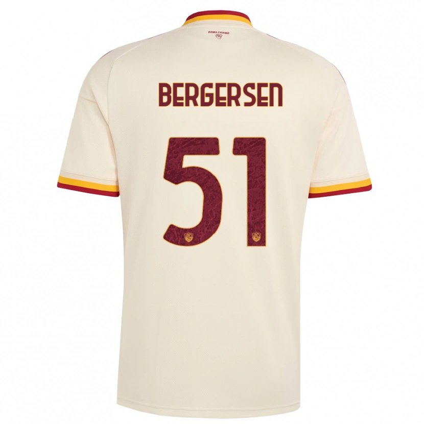 Danxen Damen Mina Bergersen #51 Champagner Rot Gelb Auswärtstrikot Trikot 2026/27 T-Shirt Schweiz