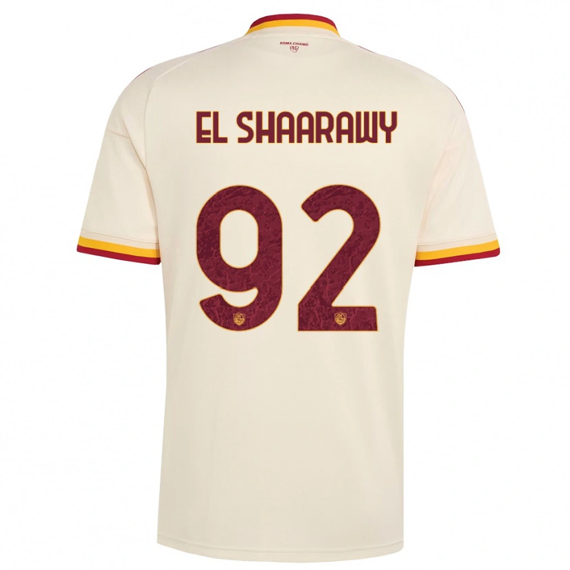 Danxen Damen Stephan El Shaarawy #92 Champagner Rot Gelb Auswärtstrikot Trikot 2026/27 T-Shirt Schweiz