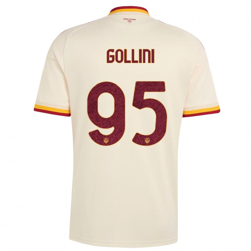 Danxen Damen Pierluigi Gollini #95 Champagner Rot Gelb Auswärtstrikot Trikot 2026/27 T-Shirt Schweiz