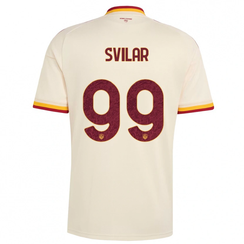 Danxen Damen Mile Svilar #99 Champagner Rot Gelb Auswärtstrikot Trikot 2026/27 T-Shirt Schweiz