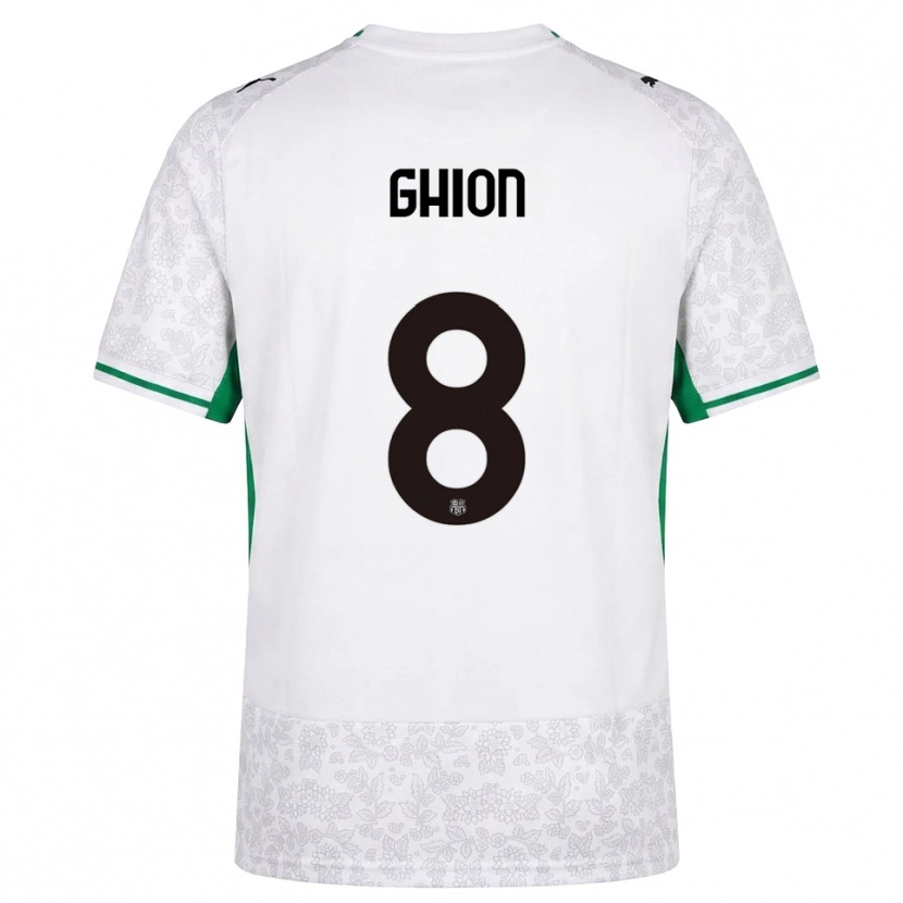 Danxen Damen Andrea Ghion #8 Weiß Schwarz Grün Auswärtstrikot Trikot 2026/27 T-Shirt Schweiz