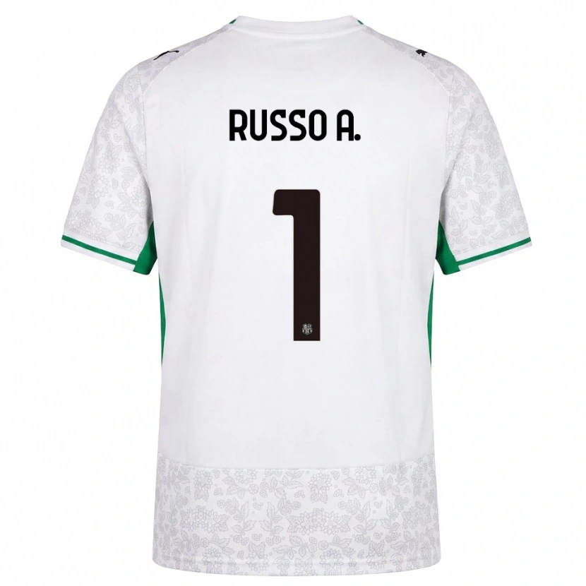 Danxen Damen Alessandro Russo #1 Weiß Schwarz Grün Auswärtstrikot Trikot 2026/27 T-Shirt Schweiz