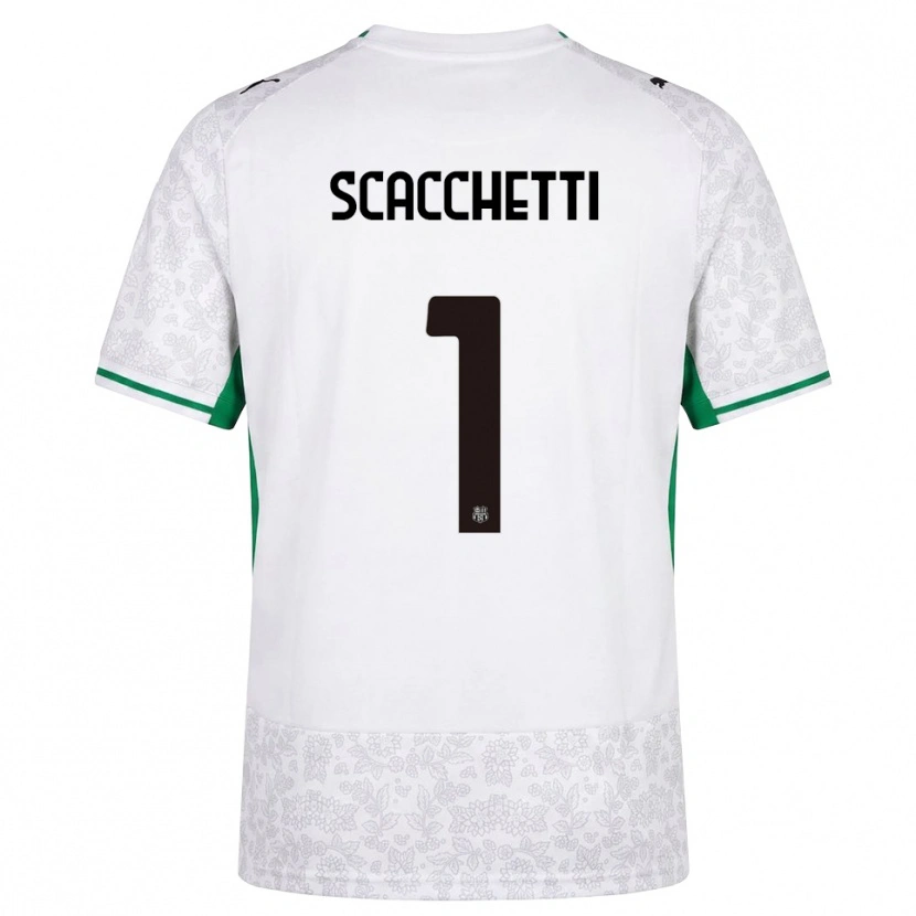 Danxen Damen Alessandro Scacchetti #1 Weiß Schwarz Grün Auswärtstrikot Trikot 2026/27 T-Shirt Schweiz
